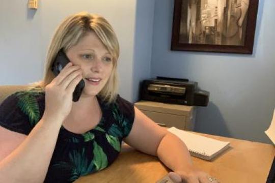 Social worker Loralee Smith said making the phone calls got her her thinking about what else can be done to reach out and support people right now?
